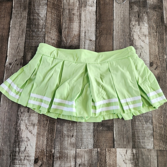 Keroppi Sanrio Pleated Swim Varsity Stripe Skirted Swim Bottoms Hot Topic NEW - Picture 7 of 11